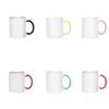 sublimation blanks cup 320ml heat transfer MDF mug ceramic round mouth customize DIY sublimation blanks mug ZZC3443