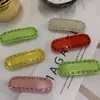 Letra multicolor Strass Hair Clip Mulheres Carta Cristal Barrettes Presente Para Amigo Amigo Moda Acessórios De Cabelo Alta Qualidade