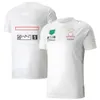 2021 F1 F1フォーミュラ1チームレーシングジャージーショートスリーブTシャツスポーツラウンドネックカーワークウェアファンカスタマイズされた夏のスタイル