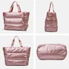 Mulheres ginásio saco de desporto à prova dwaterproof água natação yoga esteira blosa rosa fim de semana viagem duffle saco para mulher esporte fitness bolsa ombro 6079148