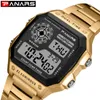 PANARS Business Men Watches Waterproof G Watch Shock Stainless Steel Digital Wristwatch Clock Relogio Masculino Erkek Kol Saati 202170178