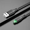 Type-c Micro USB-kabels Led gevlochten 3A Snel opladen voor Samsung Galaxy Charger Android Mobile