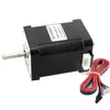 17HS6401S-SZ NEMA17 Stappenmotor 42 Motor Dubbele As voor CNC Laser 3D Printer Nieuw 12V 42BYGH 1 7A 70N cm voor 3D printer287Y