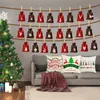 DIY Numbers Bag Christmas Advent Calendar Countdown Ornament Gift Bags Candy Storage Pouches Home Decorations JK2011PH