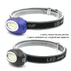 MINI LED Headlamp COB Work light 3 lighting modes Powered by 3 AAA batteries Suitable for camping, adventure,Hiking,etc.