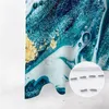 Duş Perdeleri Hassas Deniz Görünümü Polyester Perde Dekoratif Banyo Aksesuarları Su Geçirmez Koku Kolay Temiz Perdeler1