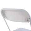 New Plastic Folding Chairs Wedding Party Event Chair Commercial White