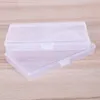 Transparent Box Storage Flip Conjoined Case Plastic Tools Jewelry Woman Man Rectangle Small White Packing Organizer Bedroom New 0 56qh K2