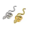 Mens Hip Hop Sieraden Gouden Ring Hoge Kwaliteit Punk Overdreven Snake Lichtmetalen Ringen Voor Mannen