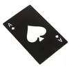 2020 Stainless Steel Bottle OpenerBar Cooking Poker Playing Card of Spades ToolsMini Wallet Credit Card Openers6482053