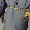 Fashion Luxury Designer Women Chain Belts for Pants Dress Mini Vintage Waist Gold Metal Bag Waistband Body Jewelry Accessories 220210 265N