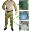 Utomhusbyxor Multicam Camouflage Militär Taktisk Army Uniform Trouser Fotvandring Paintball Combat Cargo With Knee Pads