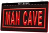 LS2313 Man Cave 3D Gravure LED Light Sign Groothandel Retail