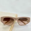 Pink Goldpink Oval Sunglasses 0095 Sun Glasses Women Gafas de Sol New with Case2015075