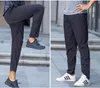 Surv￪tements de marque pour hommes Letnie męskie spodnie sportowe Jednokolorowe Fitness Running Casual Slim Stretch Oddychający Niebieski Czarny