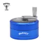 HORNET Aluminum Smoking Grinder 63MM 3Piece Whorl Style Metal Tobacco Crusher Hand Crank Miller Pollinator Grinders