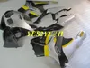 Custom Motorcycle Fairing body kit for KAWASAKI Ninja ZX-7R ZX7R 1996 2003 ZX 7R 96 97 02 03 Silver black Fairings bodywork+gifts KZ18