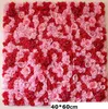 Décoratif Fleurs Couronnes Fleur Mur 40x60cm Soie Rose Artificielle Fowers Mat Décoration De Mariage Haute Qualité Romantique Pour Fond Dec