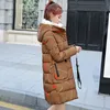 Winter Womens Jacket Coat Windproof Warm Women Parkas Thickening Cotton Padded Female printing Jacket Brand Collection 201210