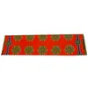 Nieuwe 6 yards / partij Afrikaanse farbic rode achtergrond Ankara polyester naaiende stof Afrikaanse stof voor vrouwen feestjurk