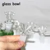 Glas Water Bongs Dab Rig met 14mm Vrouwelijke Downstam 14mm Mannelijke Glazen Kom Dikke Recycler Beker Bong voor Water Roken
