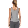 Zhangyunuo Sports Yoga Top Female Fitness Crop Top Gym Workout Tshirts ärmlös Väst som kör träningskläder för kvinnor T200601