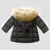 Vêtements d'extérieur de nouvel enfant garçon fille hiver chaude manteau à capuchon enfants vêtements vêtements enfant fille garçon fille chaude épaisse veste