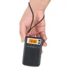 Mini radio portable AM / FM double bande stéréo récepteur de radio de poche avec horloge d'affichage LCD et fonction de mémoire prédéfinie1