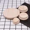 Wooden Mason Jar Lids 8 Sizes Environmental Reusable Wood Bottle Caps With Silicone Ring Glass Bottle Sealing Cover Dust Cover3861575