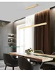 Minimalist Simple LED Wood Pendant lamps Lights Home DiningRoom Office Kitchen Hanging Light Indoor Living Room Fixture