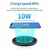 10W Fast QI Certified Wireless Charger for iPhone 13 Pro Max 12 11 XR XS Samsung S22 Ultra with Retail Package