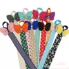 Multi Style Cute Girls Hairclips Storage Holder Dot Printed Chevron Solid Bows Handmade Belt Kids Hair Accessories