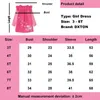 Dxton Inverno Crianças Vestidos Para Meninas Sleeve Flying Unicorn Crianças Dress Star Stripe Toddler Roupas Algodão Causal Girls Dress LJ200923