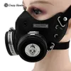 Maska steampunk Cosplay Skull Masque Men/Women Gothic Leather Mask T200509