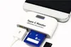 4 In1 USB 3.1 Type C USB-C TF SD Micro SD OTG Card Reader Kartenleser White Black For Macbook Phone