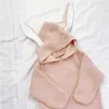 Milancel Blankets Envelope for Newborns Covers Rabbit Ear Swaddling Wrap Photography Newborn Baby Girl Clothes LJ201014