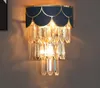 Moderne cristal applique hôtel allée chambre mur LED applique E14 ampoule Loft salon décoration atmosphère luminaires