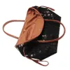 ブラックヒョウキャンバスショッピングバッグドミルブランク卸売大容量旅行袋チーターエンドレストートDOM1770