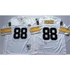 Maglia vintage Pittsburgh 7 Ben Roethlisberger Steeler 95 Greg Lloyd 84 Antonio Brown 86 Hines Ward 88 Lynn Swann Top maglie da calcio