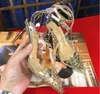 Hakken transparant plastic riem nagel met ondiepe mond damesjurk schoenen mode spikes pompen 8/10 / 12cm