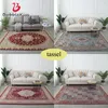 European Style Tassel Soft Carpets For Living Room Bedroom Rugs Home Carpet Delicate Soft Hot Area Rugs Floor Door Mat Decorate 201212