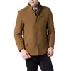Wool Winter Coat Men New Cashmere Jacket Men Casual Windbreaker Long Slim Fit Trench Thick Woolen Coat Detachable Scarf Jackets LJ201109