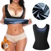 Mulheres sauna colete de suor polímero tintura perda de peso shapewear barriga de emagrecimento bainha treino corpo shaper espartilho fajas top 201222