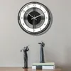 북유럽 스타일 유행 간단한 침묵 벽 시계 홈 장식 블랙 화이트 유형 시계 석영 현대 디자인 타이머 220303