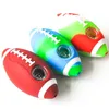 Pipes à fumer en silicone de conception de Football environ 4 pouces personnalité tabac Portable avec bol