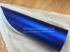 Enveloppe de voiture en vinyle mat métallisé bleu avec bulle d'air film de vinyle mat chromé bleu mat film d'emballage de véhicule autocollant feuille5630430