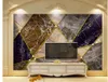 リビングルームのモダンな壁紙ミニマリスト抽象ゴールデンライン幾何学大理石の壁紙テレビ背景壁