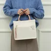 Hbp designer lona textura bolsa estilo retro saco de compras nova mão sacos estudante ins tote bolsas moda