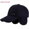 hommes hiver casquette russe