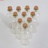 25 ml duidelijke transparant glas wensen flessen met kurk driftfles voor bruiloft vakantie decoratie kerstcadeau potten 50 stks/lothigh kwantit